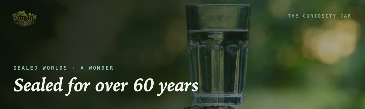 Sealed worlds — sealed for over 60 years
