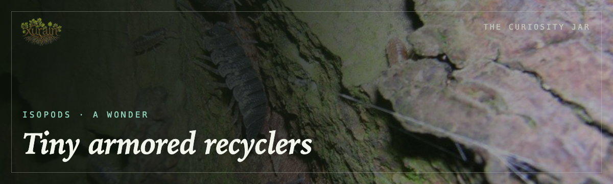 Isopods — tiny armored recyclers