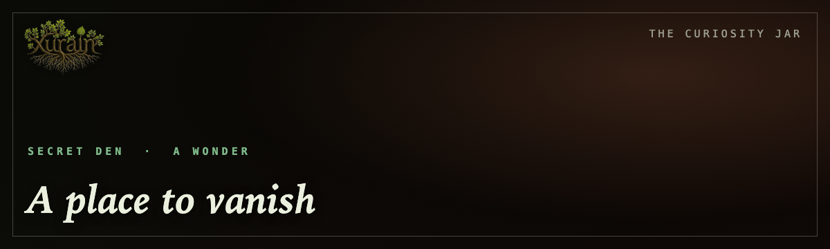 A place to vanish